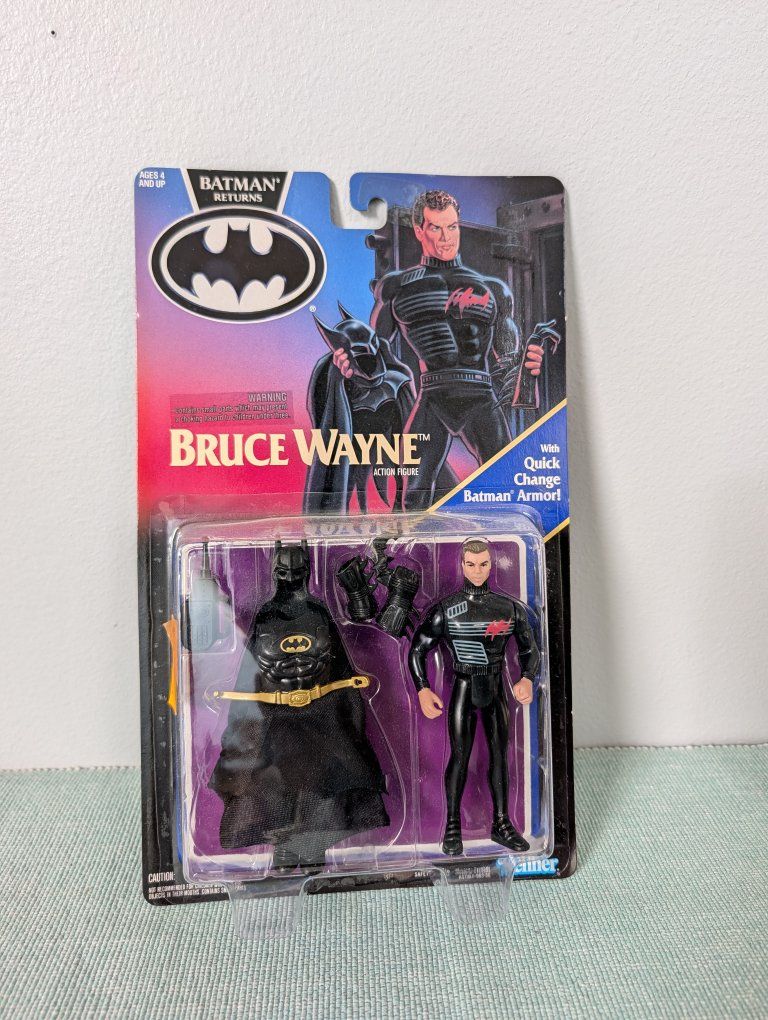 Batman Bruce Wayne Action Figure with Quick Change Armor Kenner