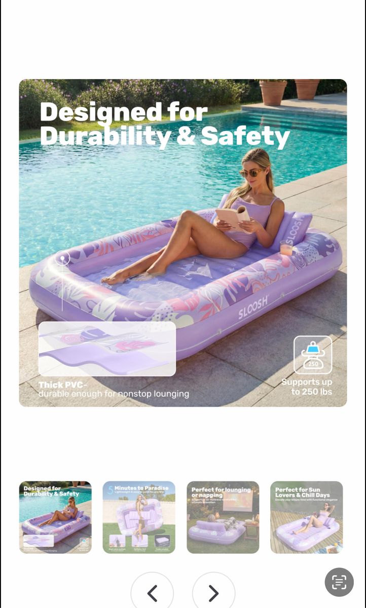SLOOSH pool lounger float