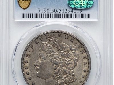 1889-CC Morgan PCGS AU50 CAC