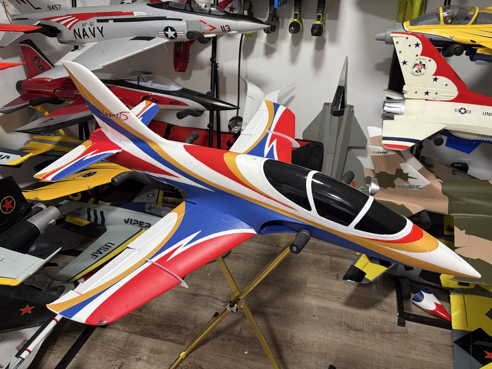FMS 70mm Avanti S V3 EDF Jet PNP