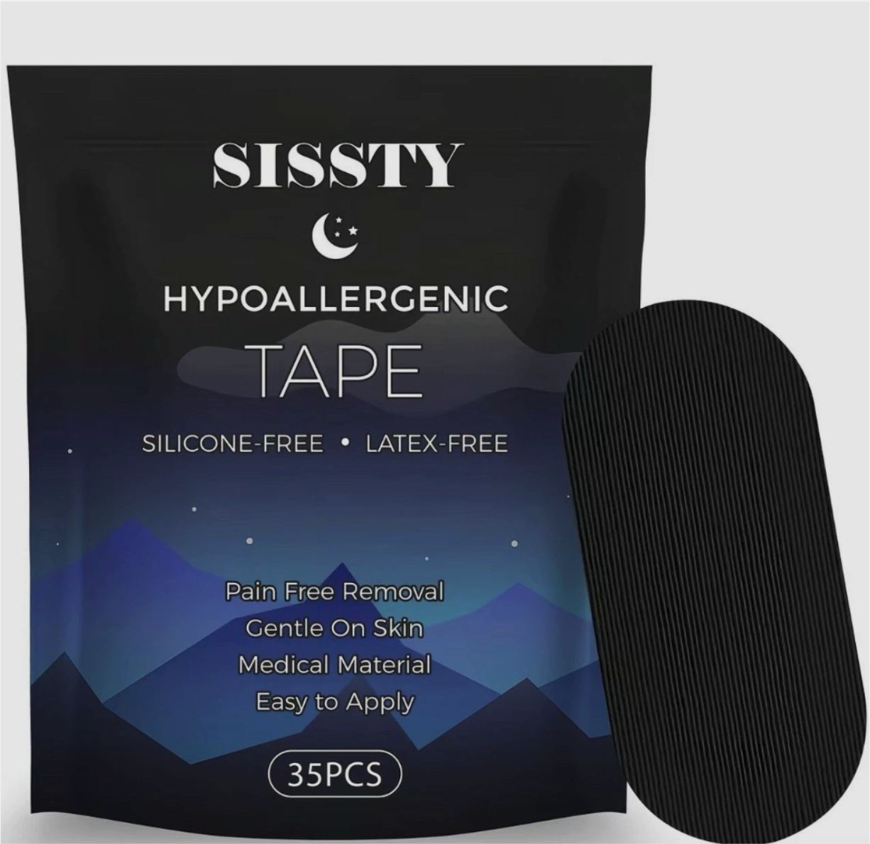 SISSTY Hypoallergenic Tape Silicone - Free Latex - Free 35PCS