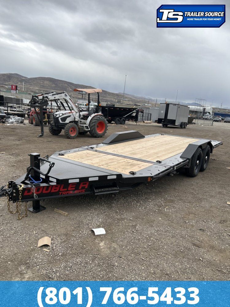 8.5x20 Double A Pro Series CT Tilt Trailer - 15.4K GVWR - Wide Body w/ Drive Over Fenders