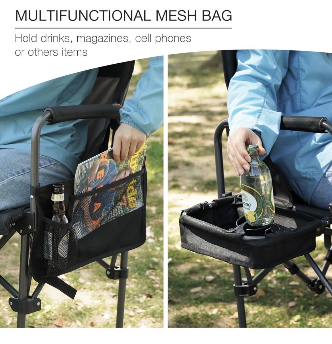 Tall Folding Camping Chair