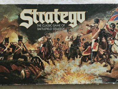 Vintage 1986 MB Milton Bradley Stratego The Classic Game of Battlefield Strategy Board Game Ages 10 to Adult 2 Players