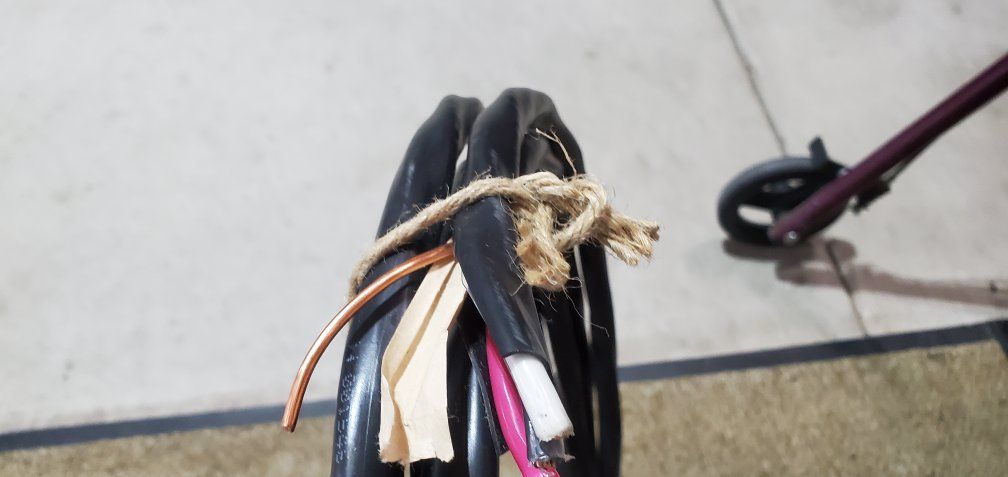 Coil of Electrical Wire Cable with Multi-Core Copper Conductors