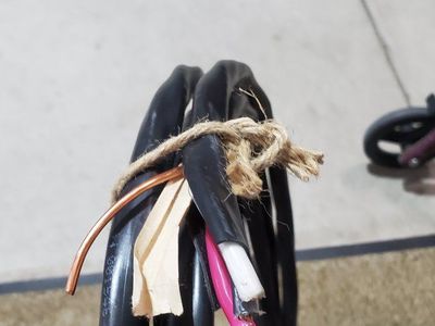 Coil of Electrical Wire Cable with Multi-Core Copper Conductors