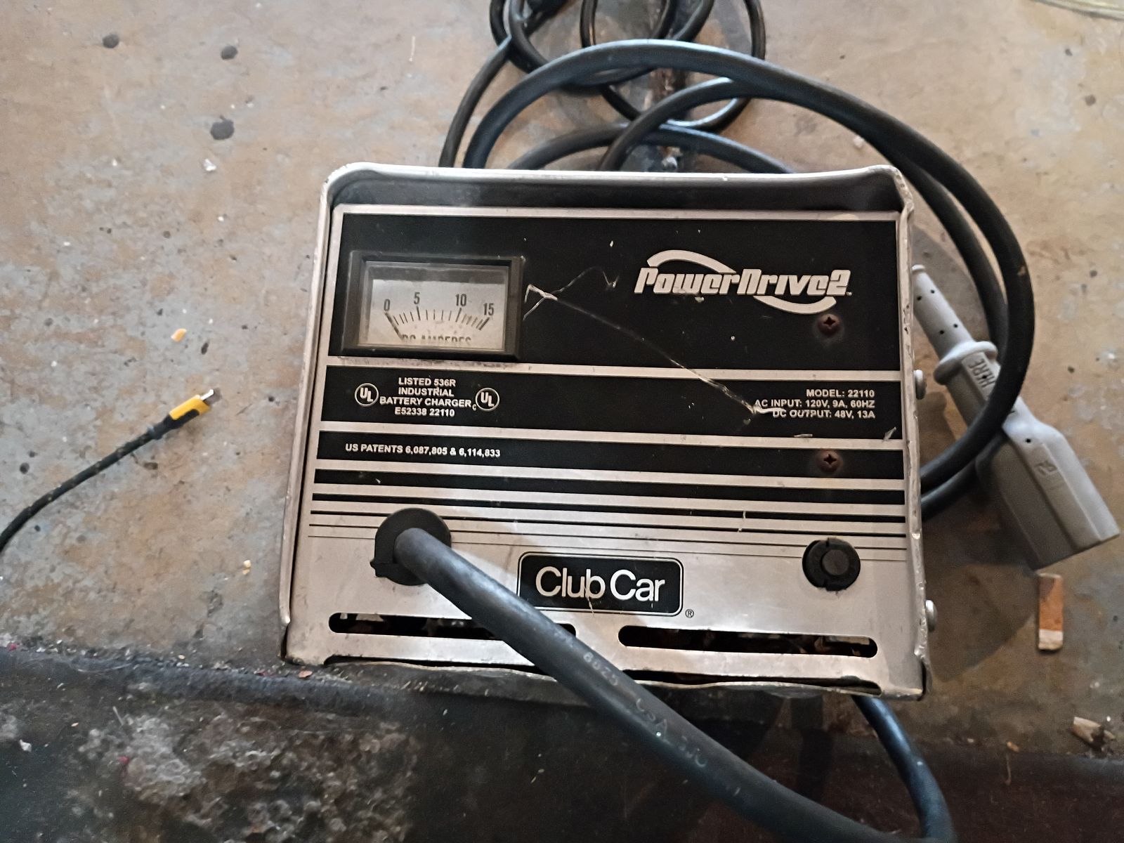 Club car power drive 2 charger
