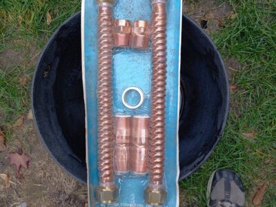 water heater connection kit