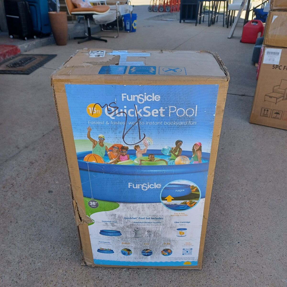Funsicle 15 ft quickset pool