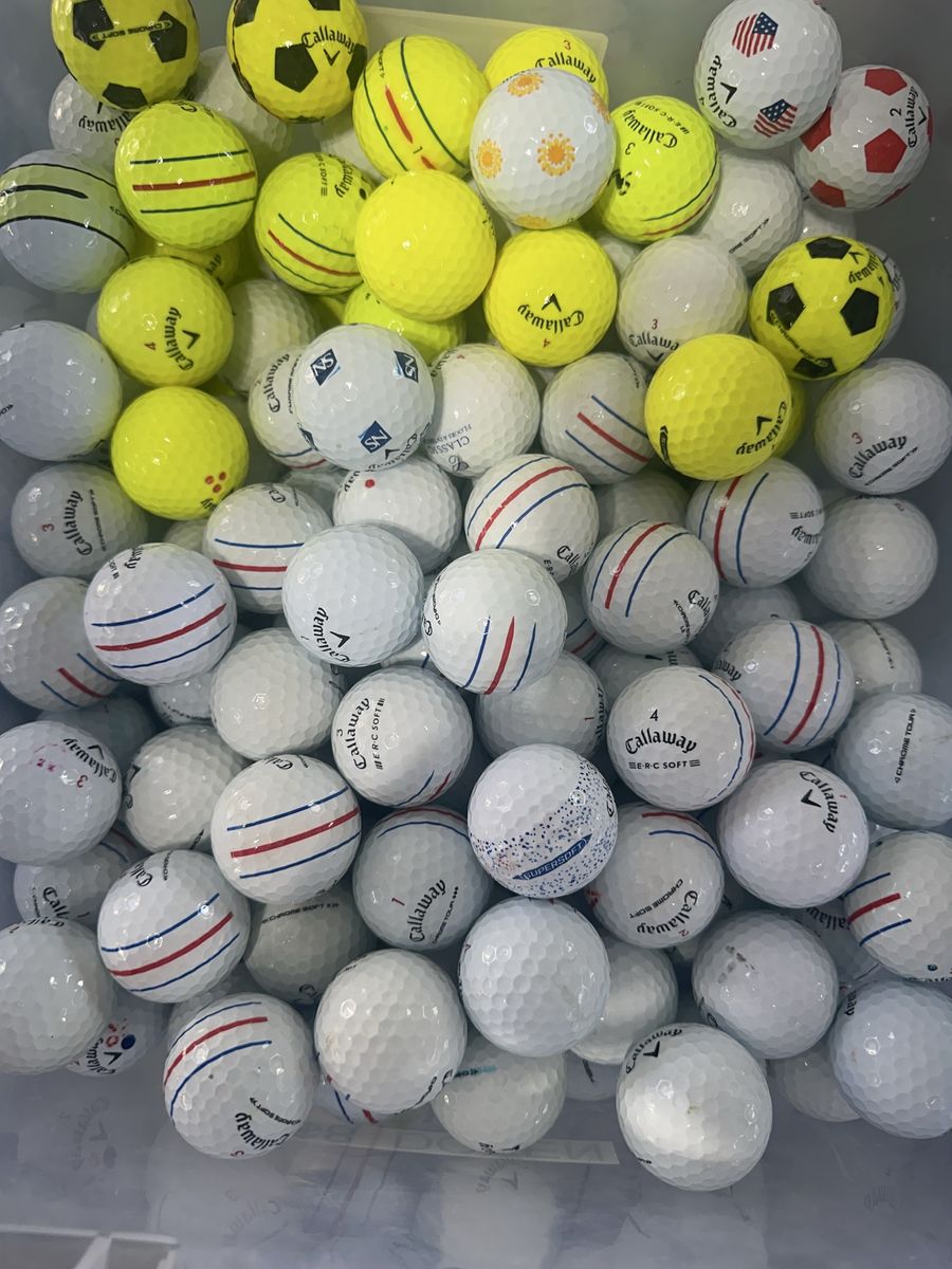 Mint/Near Mint Callaway Chrome Soft/Tour Balls