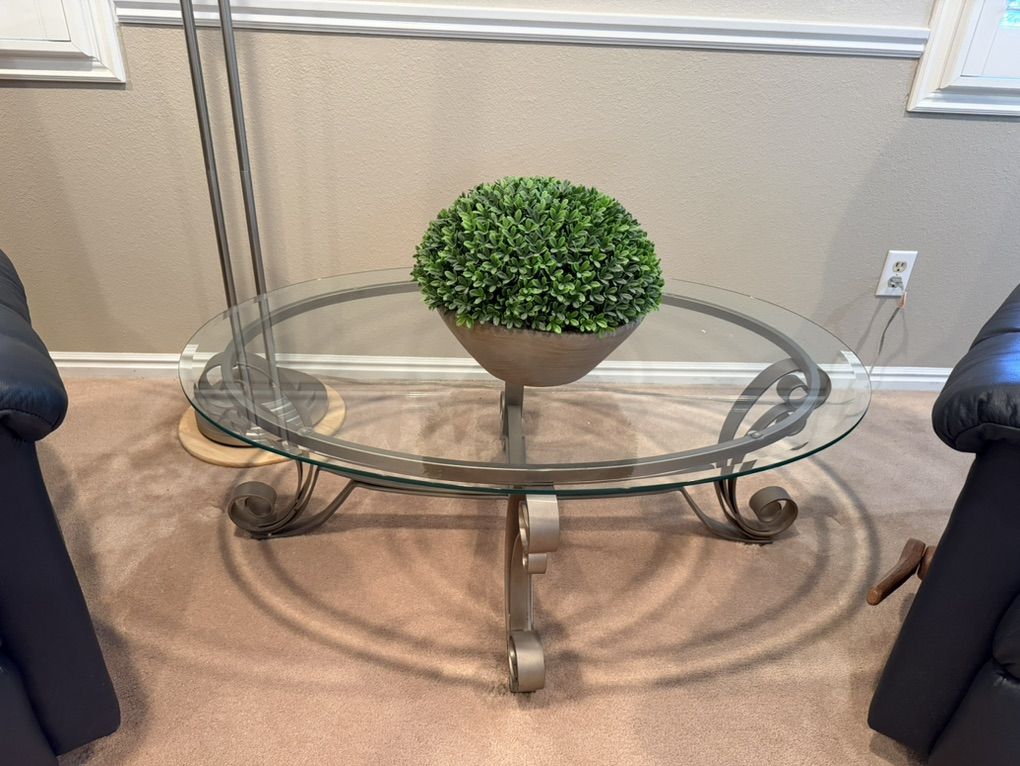 Coffee Table & 2 End Tables