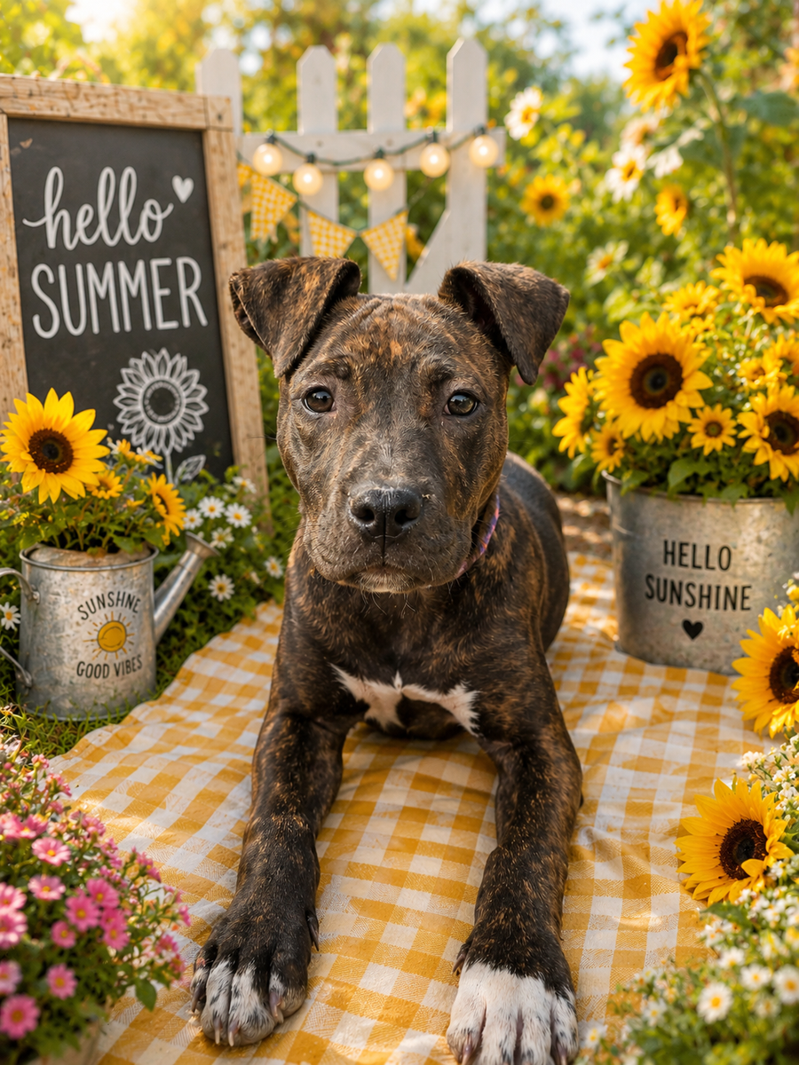 Mastiff/Pitbull Mix Puppy
