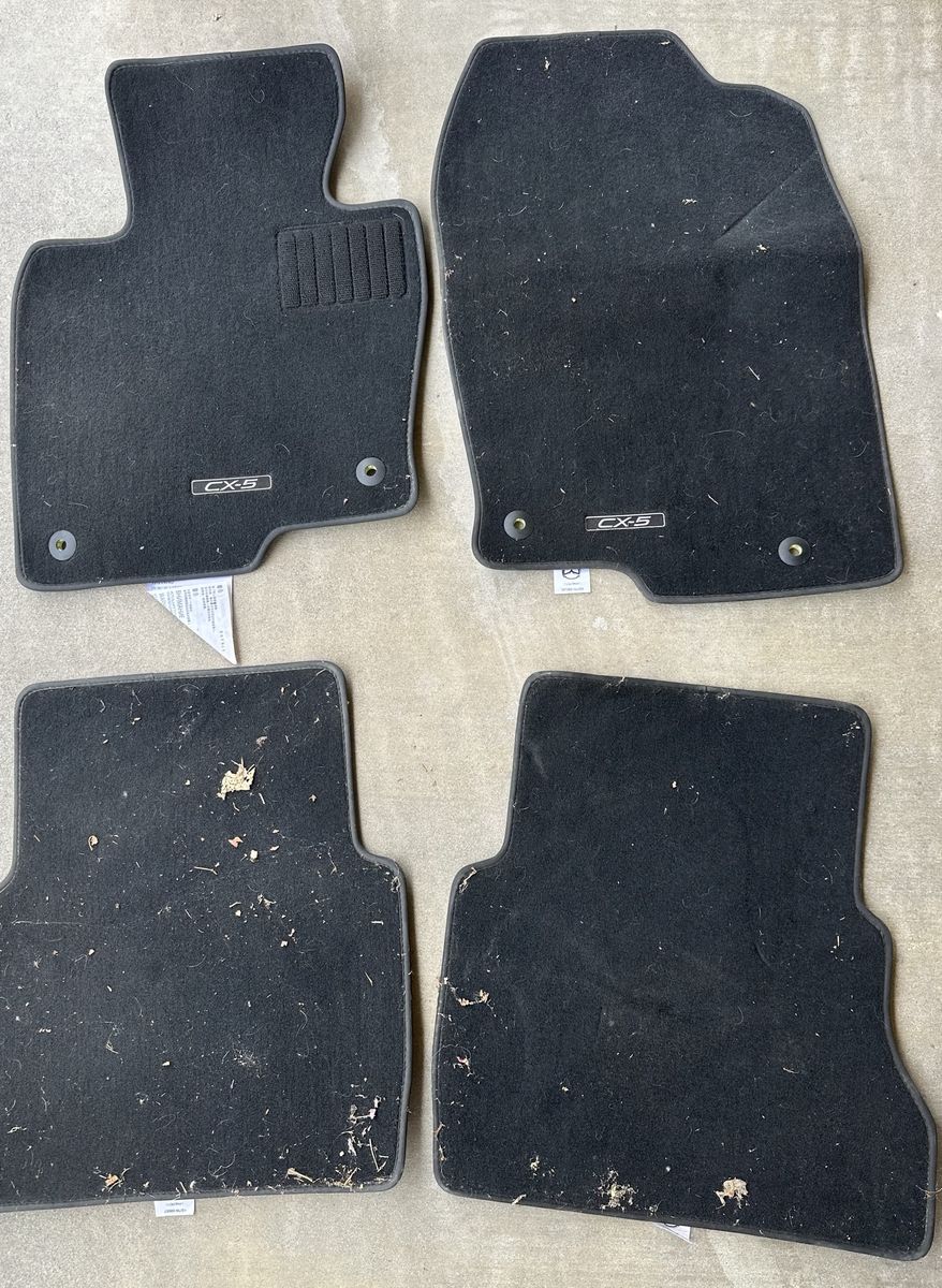 Mazda CX-5 OEM Black Carpet Floor Mats (Set of 4) - brand new!