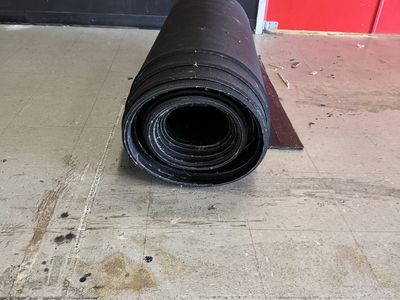 Rubber gym flooring