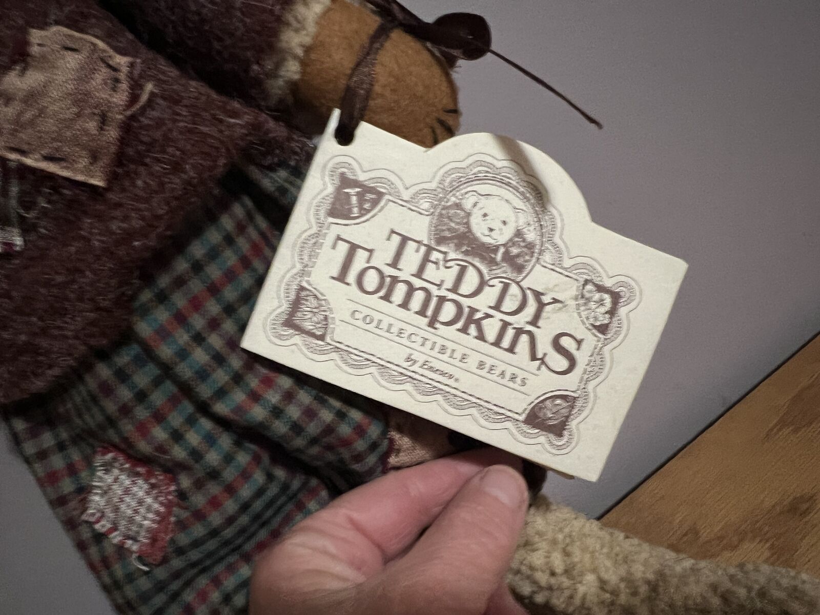 1996 Teddy Tompkins Edmond Collectible Bear