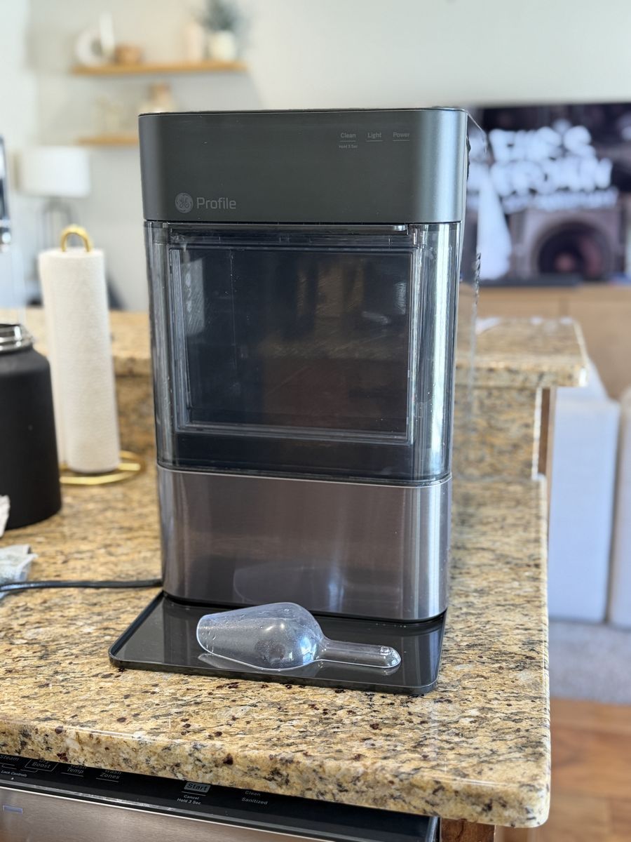 GE Profile Opal 2.0 Nugget Ice Maker in Black Stainless