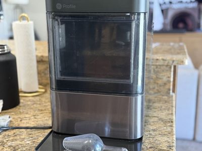 GE Profile Opal 2.0 Nugget Ice Maker in Black Stainless