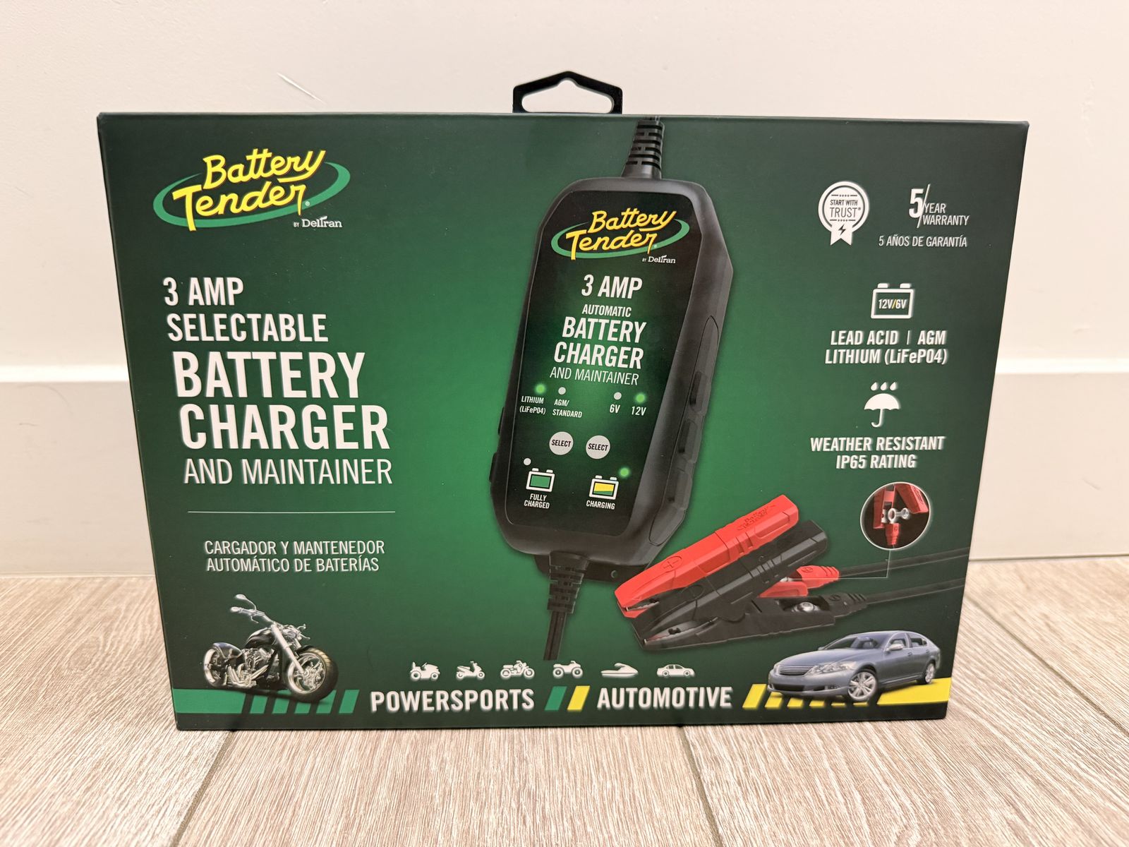 Battery Tender 3 Amp Battery Charger / Maintainer