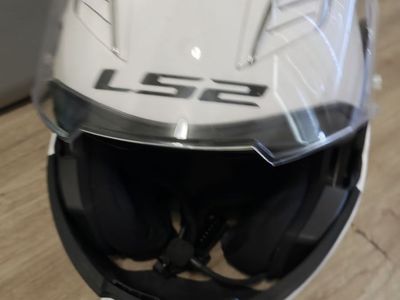 LS2 modular helmet with new Cardo