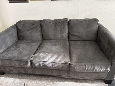 Microfiber Couch/ Down FIlled!!! Amazing