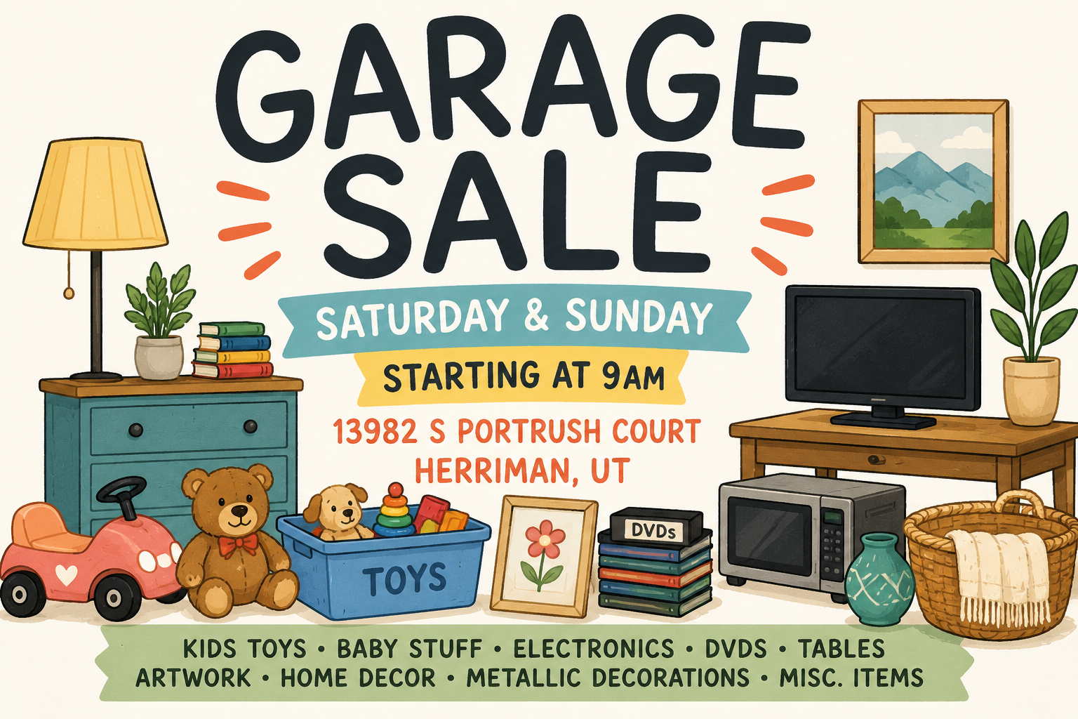 HERRIMAN GARAGE SALE