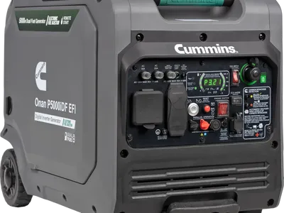 Cummins Onan P5000iDF EFI 5000W Generator, Dual Fuel