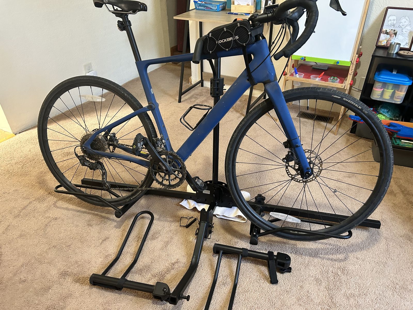 Hitch bike rack - extended