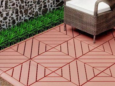 new in box indoor outdoor tiles. bought now moving