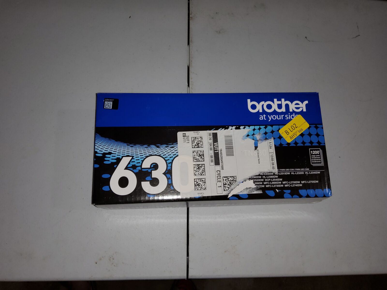 TN630 Black Laser Toner Cartridge