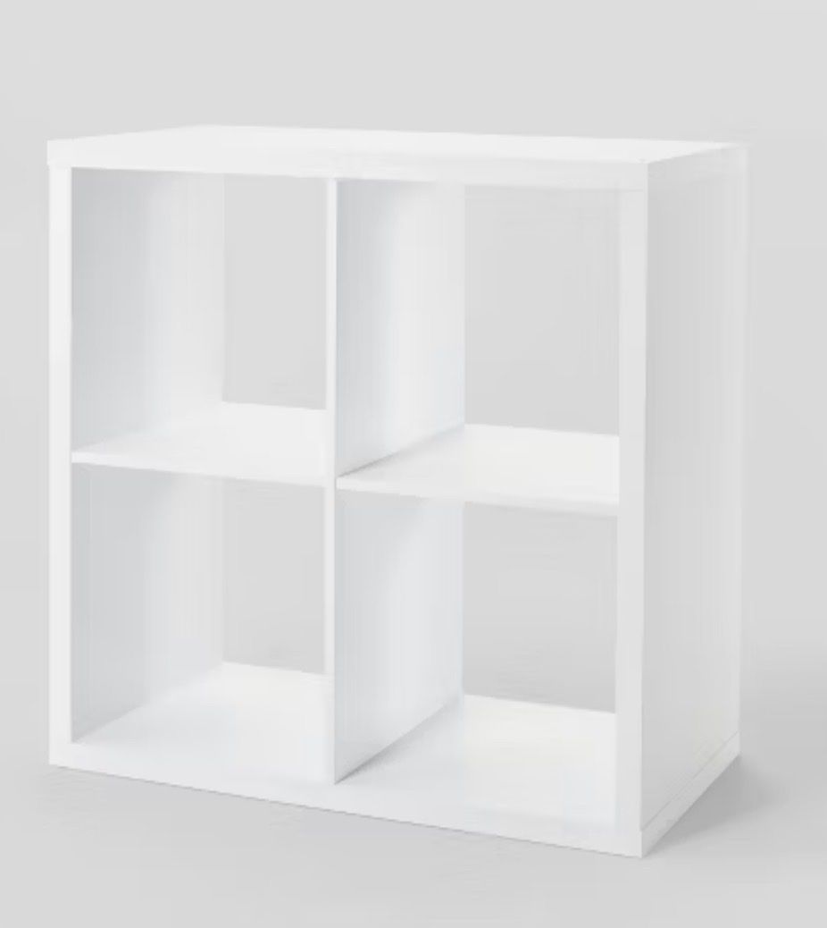 4 Cube Organizer White