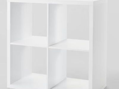 4 Cube Organizer White