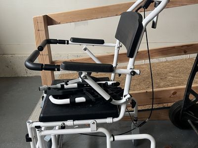 Vive Reclining Shower Chair With Wheels