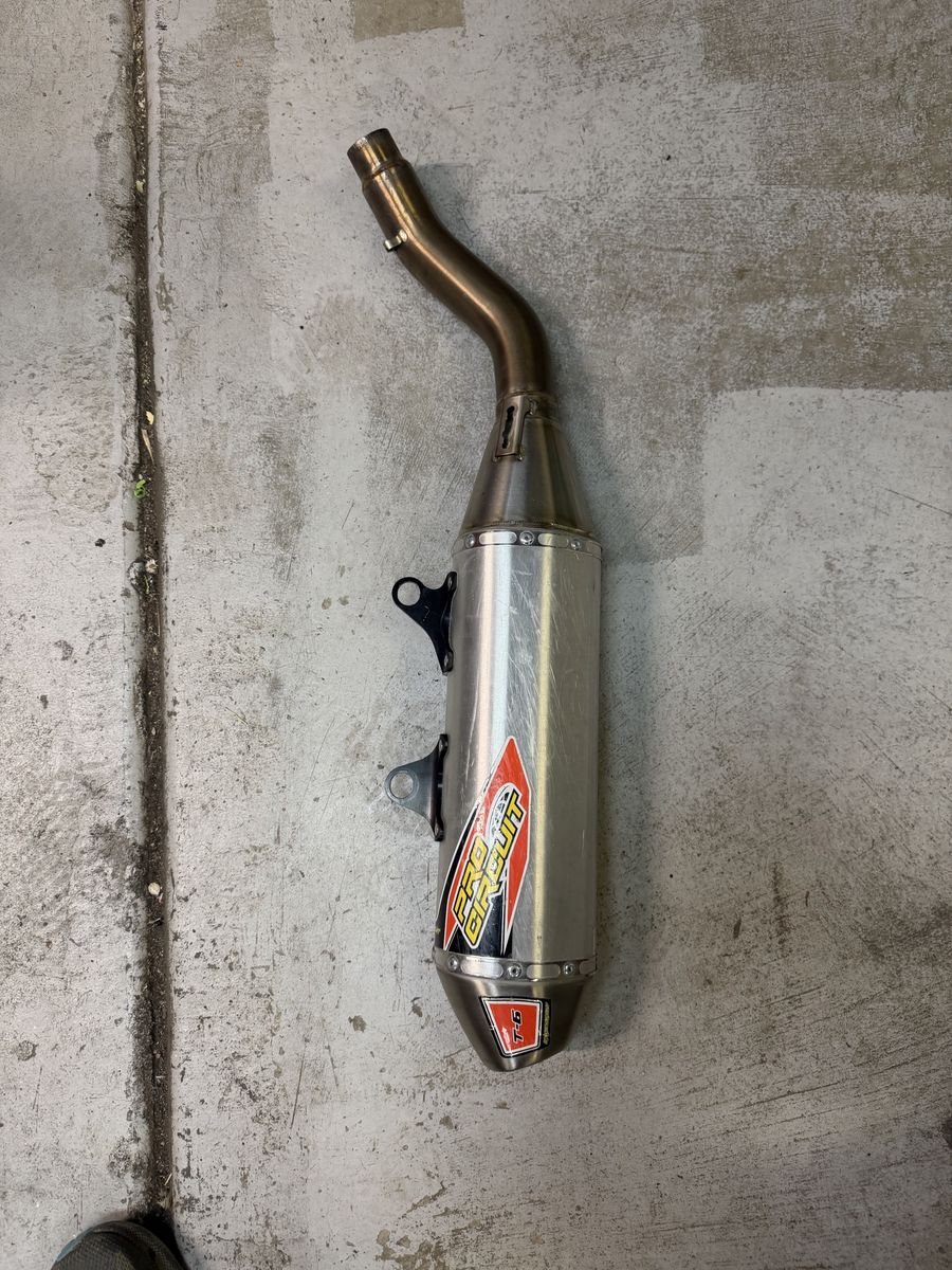 Pro Circuit T-6 Exhaust Muffler for 2024 KTM 350SX (approx. 20 hours use)