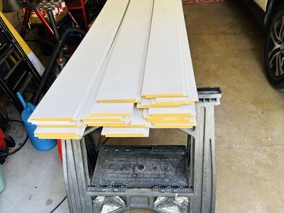 White MDF shiplap