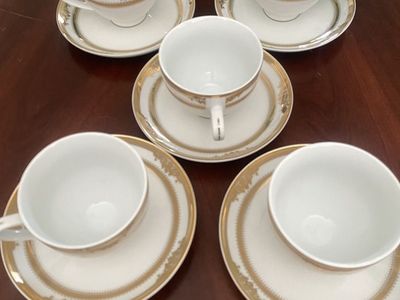 GNA Fine Porcelain Demitasse/Espresso cups/saucers