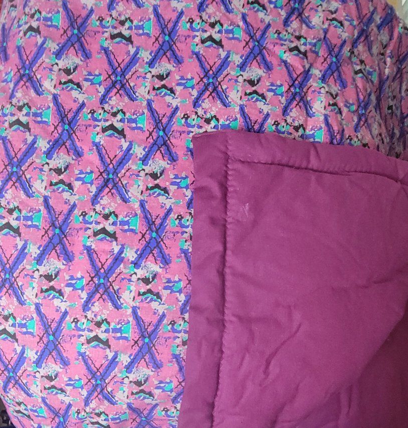 Geometric Quilted Blanket
