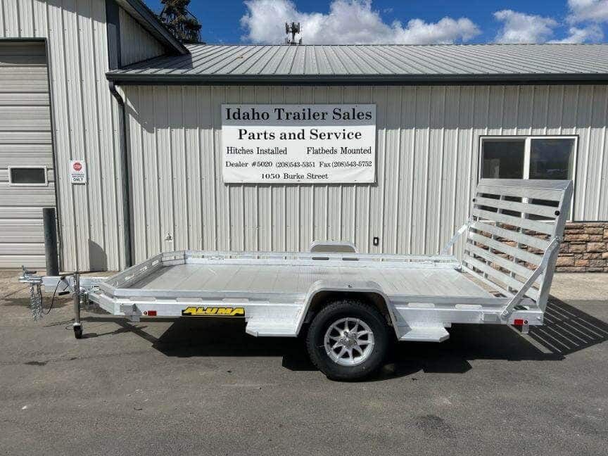 2027 Aluma 7712H 77'x11' 10' Single Axle Aluminum Utility Trailer