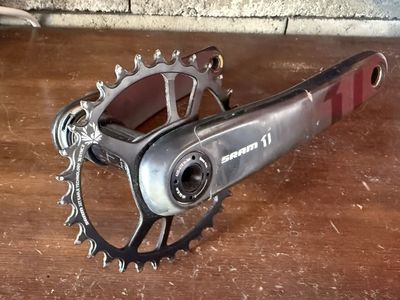 SRAM X1 Carbon Eagle Crank Set 175mm w/SRAM 32T Eagle X-Sync 2