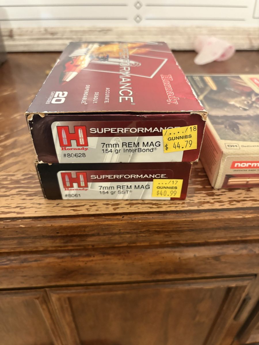 154gr 7mm rem mag- 33rds