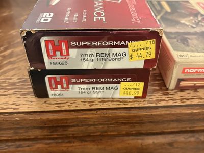 154gr 7mm rem mag- 33rds