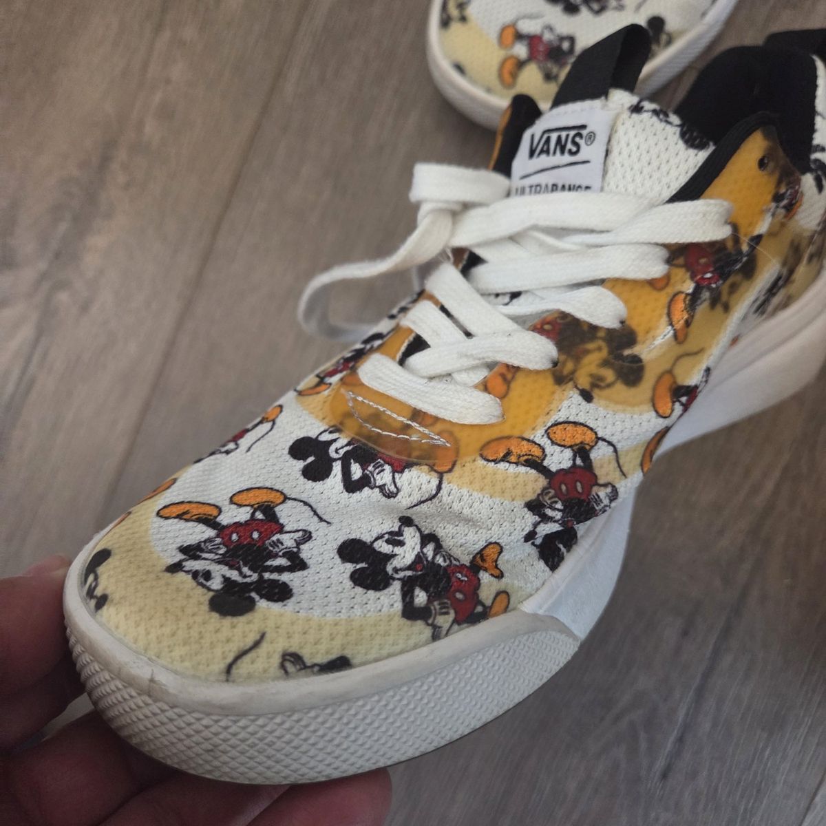Mickey Mouse Vans shoes size 6.5