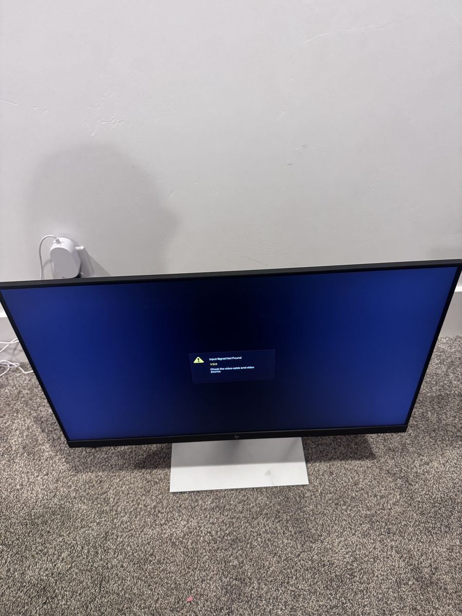 HP Computer Monitor 27” with Stand