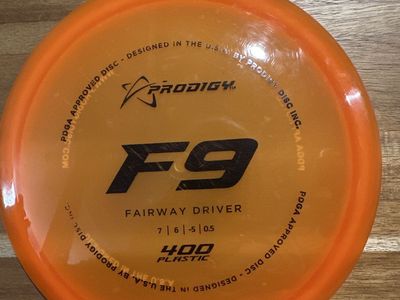 Prodigy F9 400 Plastic Fairway Driver Disc Golf Disc
