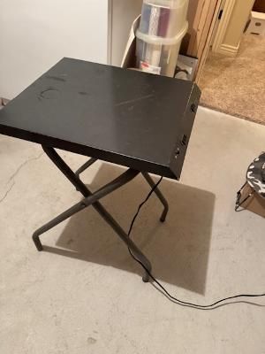 Portable electric panel heater – works great, folds for storage