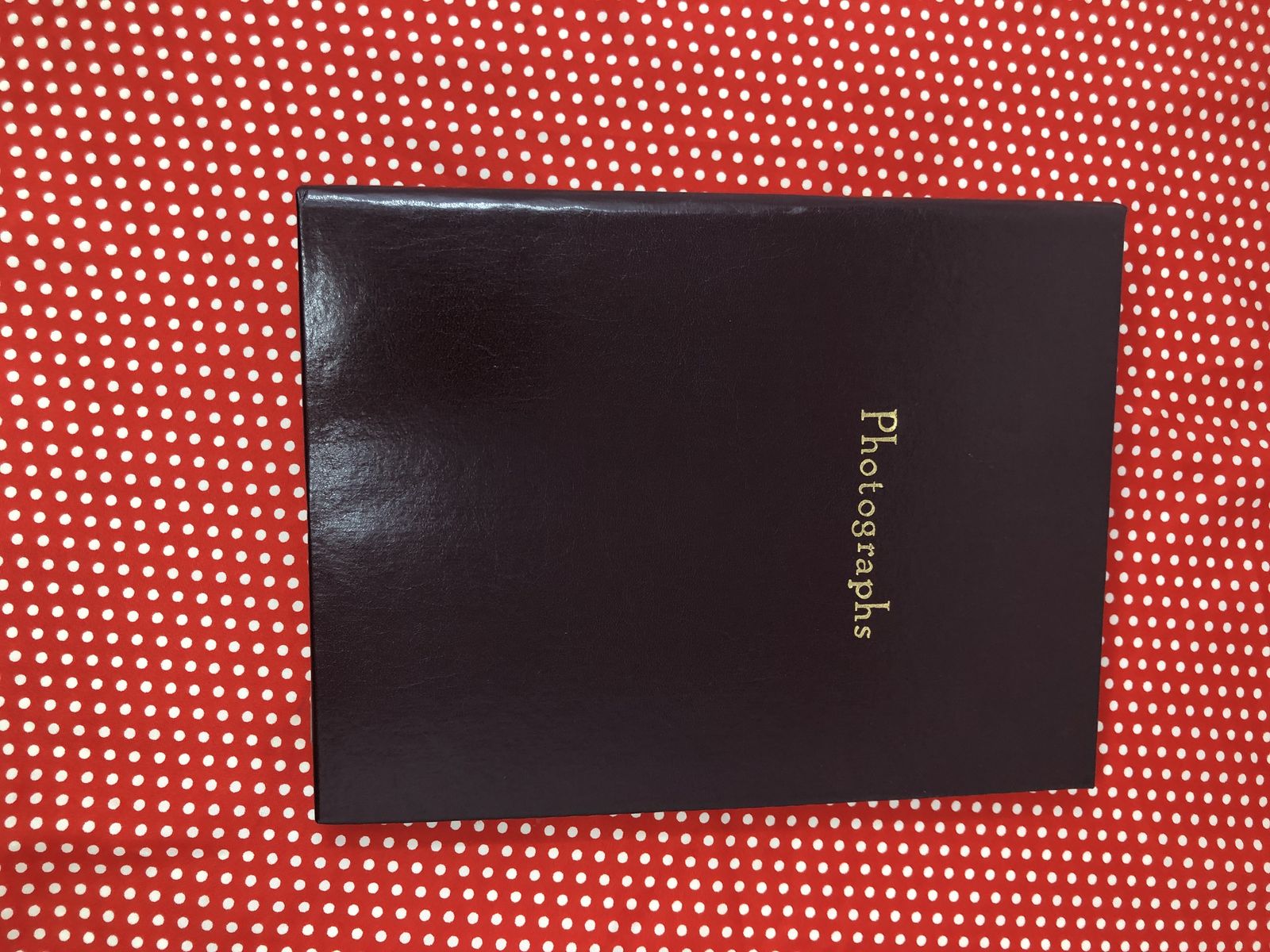 Vintage Polaroid Photo Album – Red