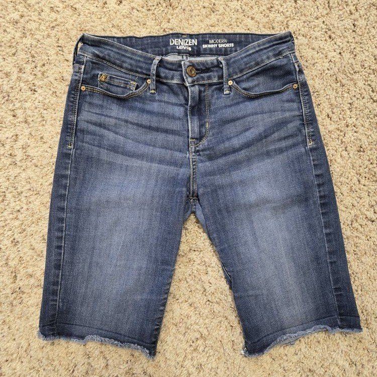 Denizen from Levi's Modern Skinny Denim Shorts Size 26