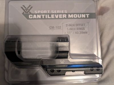 Cantilever scope mount