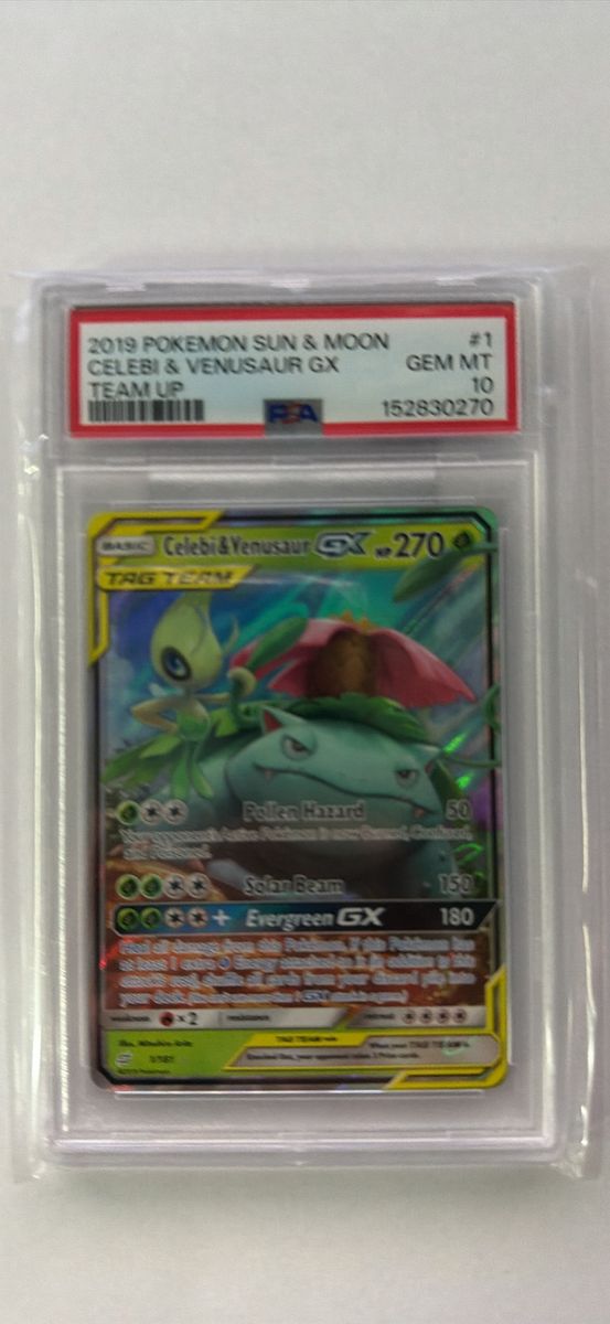 Tag Team Celebi & Veusaur GX  #1 - PSA 10