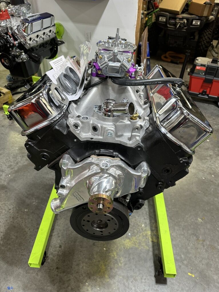 Chevy 454 Engine Ready To Drop In