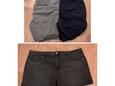 Women’s shorts $5 each.